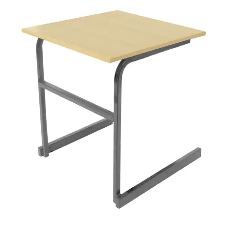 Heavy Duty Cantilever Exam Desk - Dark Grey Legs - Kobey Ash